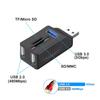 USB3.0 HUB 5 Ports TF Micro SD MMC Card Reader USB Cable Splitter Extend Memory Adapter Keyboard Mouse Camera Disk USB Converter