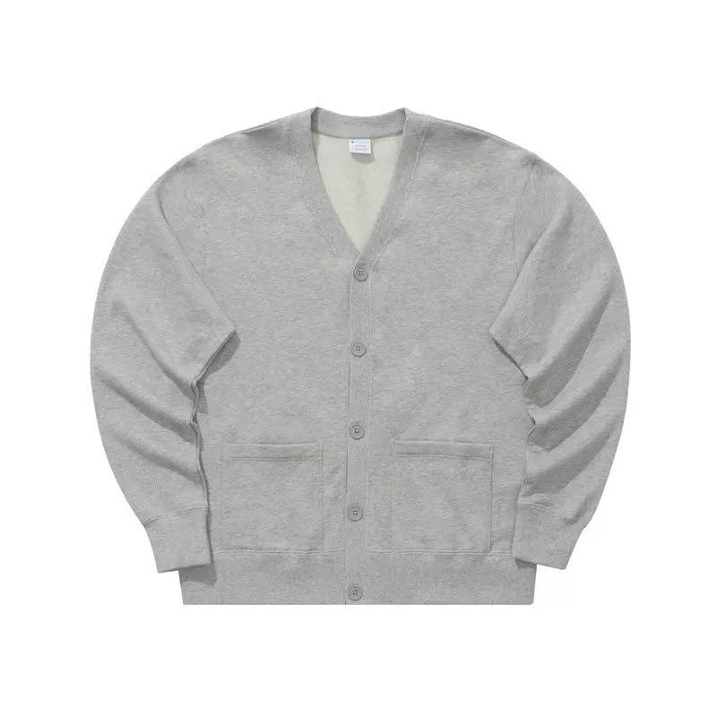 V-neck Loose Knit Cardigan for Couples - Unisex Outerwear for Spring & Autumn