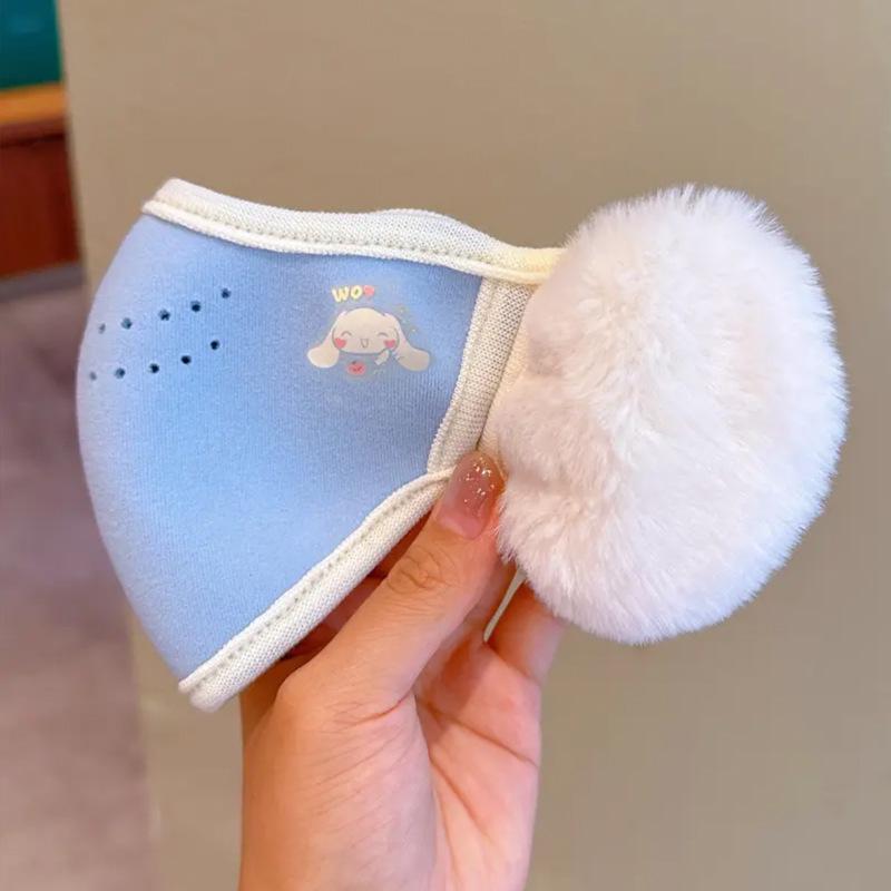 Kinder Winter Fleece Maske mit Ohrenschutz für Jungen & Mädchen