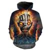 The Living Dead 3d Print Hoodie Men Women Fashion Large Graphic Tracksuit Long Sleeve Vintage Rock Hoodie Sweatshirt Men Clothes