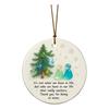 2D Acrylic Christmas Tree Pendant, Christmas Interior Pendant