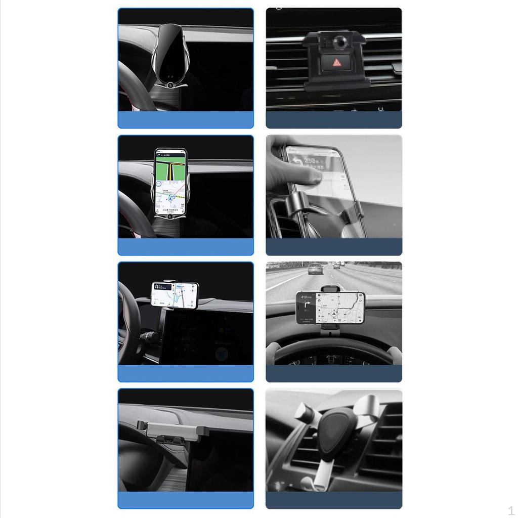 Obrazovka do auta Základna stojanu na telefon Příslušenství Anti SHAKE Stabilní Snadná instalace