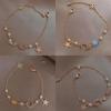Star & Moon Pearl Bracelet - Trendy Korean Design for Women