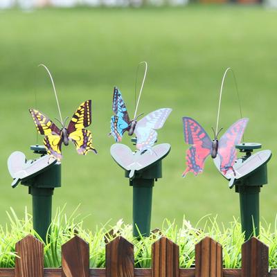 Solar Flying Butterflies Outdoor Yard Creative Ornaments Humming Bird Garden Accsesories Outdoor Yard Gardening Decoration