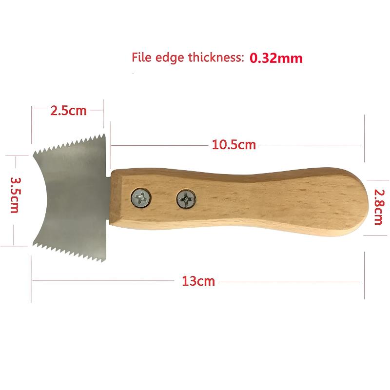 Guitar Fretboard Slot Cleaner Chisel Guitar Fret Wire Groove Cleaning Saw Guitar Cleaning File For Luthier Repair Tools