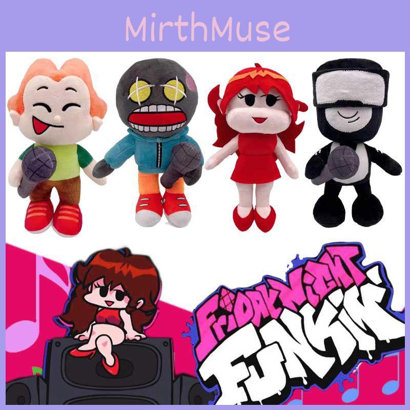 Night Friday Funkin Plush Toy Fnf Girlfriend Captain Pico Whitty Stuffed Doll