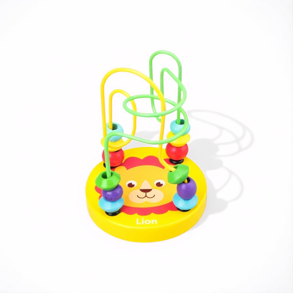 Montessori Baby Toys Wooden Roller Coaster Bead Maze Toddler Early Learning Educational Puzzle Math Toy for Children