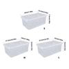 Spacious Reptiles Habitat Housing Container with Slide Out Fece Layer Waste Collection Drawer