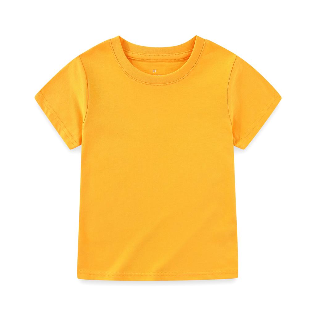 KIDDIEZOOM Modisches und bequemes kurzärmeliges T-Shirt für Säuglinge und Kleinkinder, Jungen und Mädchen, 100 % reine Baumwolle, weiche Neugeborenenkleidung