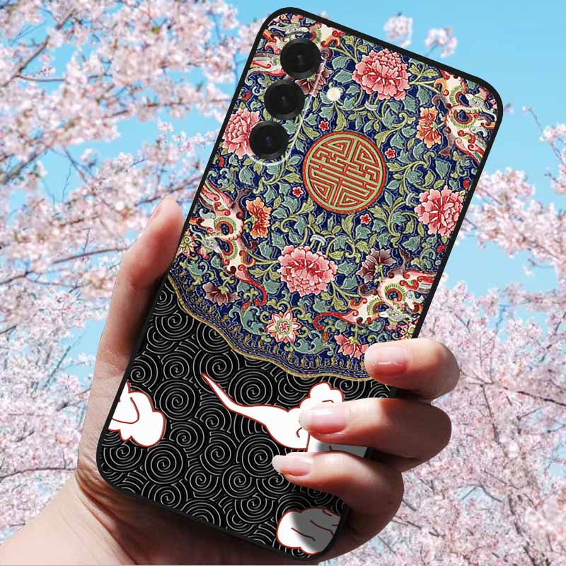 For Samsung Galaxy A56 A36 A26 5G Cases 3D Relief Flower Emboss Soft Silicone For A56 A36 5G 3D Cartoon Case Owl Shell 3D Relief