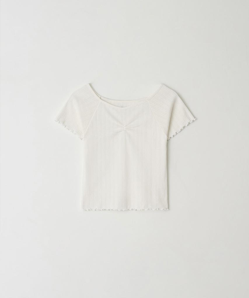 BUT'TON Punching Lace T-Shirts (Ivory)