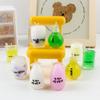 4 Pcs Squishy Tabas Fidget Slime Kawaii Squeeze Cup Fruit Tea Stress Relief Toy Milk Tea Cup Mini Milk Cup Kids Holiday Gifts