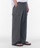 GLW Wide Front Pocket Summer Cargo Pants Charcoal