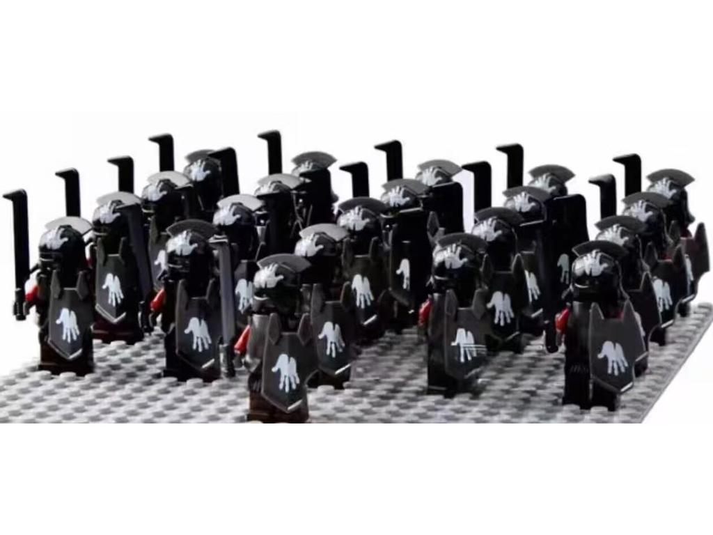 Roman Warrior Cavalry Series Minifigure Building Blocks Set (21 Pcs)