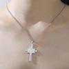  Star of David Cross Necklaces Stainless Steel Vintage Six-pointed Star Pendant Chain Women Men Protection Amulet Jewelry