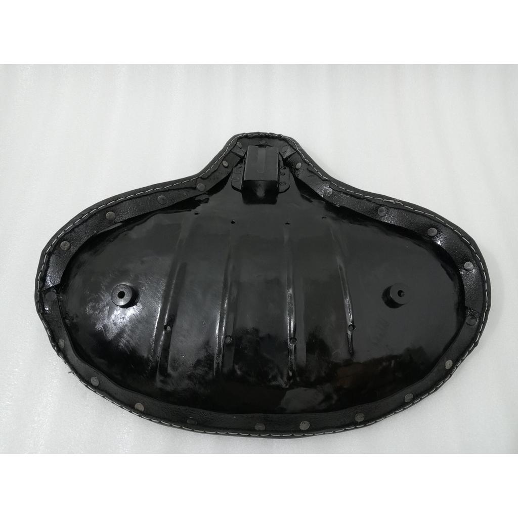 HARLEY WLA WLC VL UL EL WL KNUCKLEHEAD SOLO SEAT FLATHEAD BLACK Genuine Leather