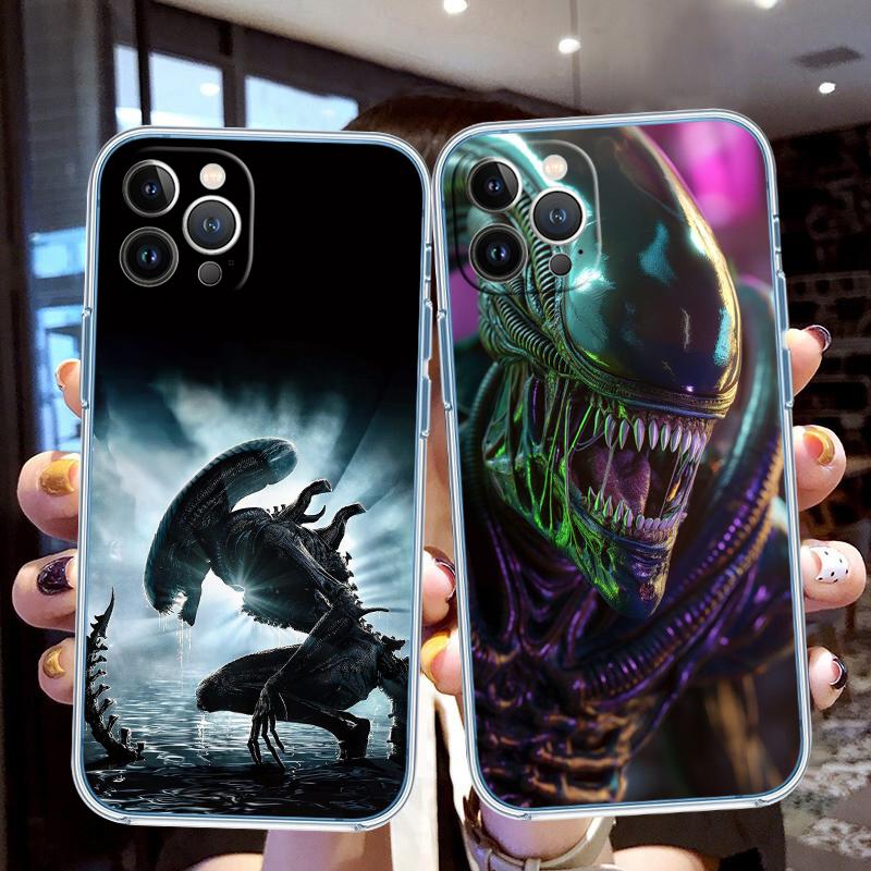 CJ4 Aliens vs Predator Xenomorph Hülle für LG K22 K30 K40 K40S K41 K42 K50 K50S K51 K51S K52 K61 K62 K71 K92 Q60 Q61 V40 V50 V60