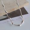 Cold Wind High-end Bamboo Chain Light Luxury Collarbone Chain French Simple Personalized Temperament Bare Chain Necklace