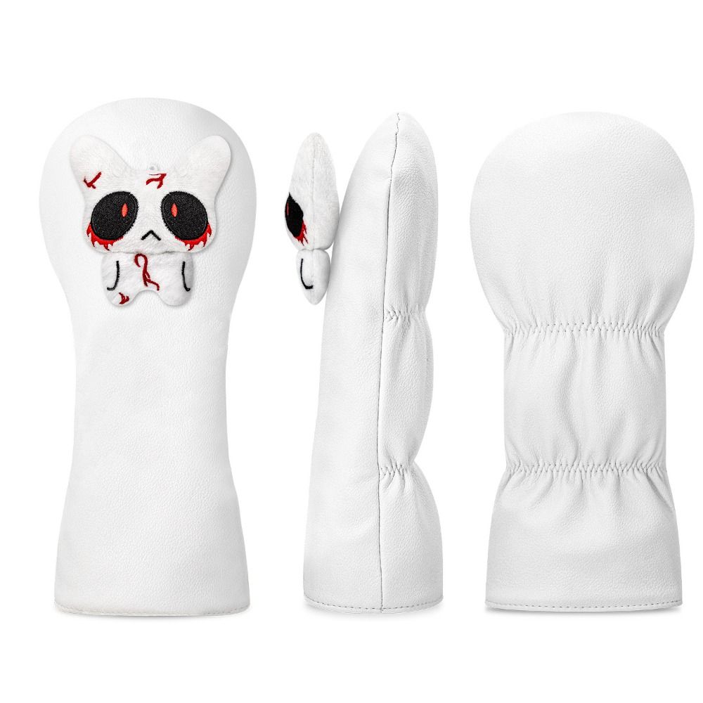Duurzame Golf Head Covers Witte Golf Putter Cover Stijlvolle Golf Club Cover Golfbaan