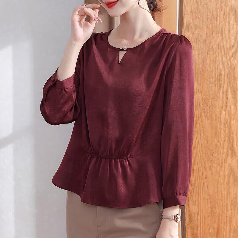 Xuexi Mom s 2025 Stylish Age-Reducing Women s Top M