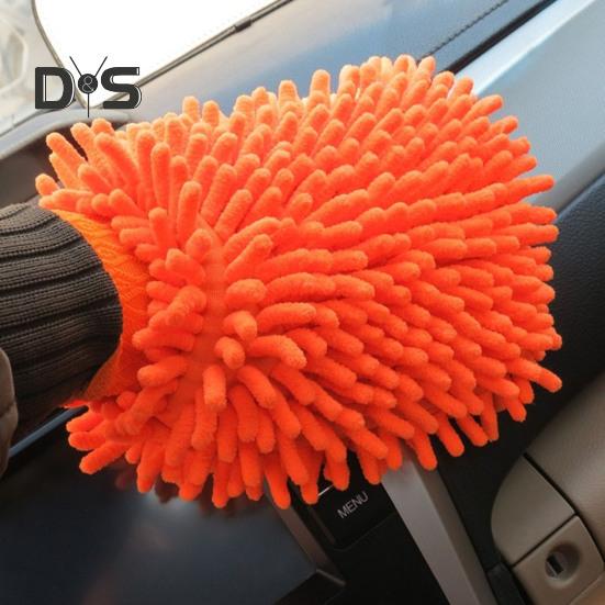 Autowaschhandschuh, fusselfrei, hochsaugfähig, hochdichter Schmutzentferner, nicht scheuernd, maschinenwaschbar, Auto-Reinigungshandschuh-Tücher