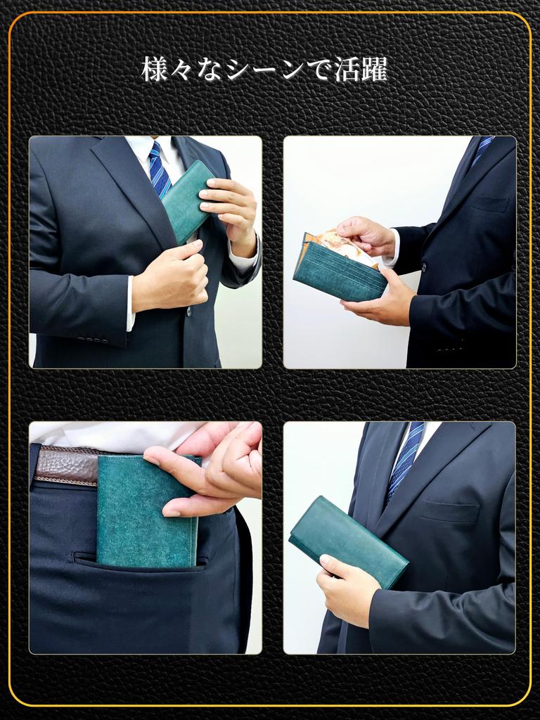 Fabrizio and Long Gusseted Coin Large 21 Card Easy to Made with Genuine Italian Leather by Top Leather YKK Zipper Men's Women's Wallet, Bifold, Purse,