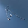 New Fashion Korean Hanging Earrings For Women Luxurious Chain Tassel Drop Earrings Retro  Color Star Moon Jewelry Gift