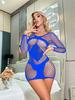 Sexy Black Lingerie Fishnet Babydoll Bodysuit Dress Nightwear Lingerie for Women Adult Sex Costume GZW