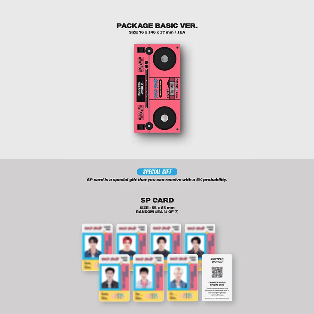 ENHYPEN - [WORLD COUPON CARD COLLECTION] ROCK BAND BASIC ver.