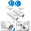 Pool Hose Adapter Kit With 11238 B Adaptors For 1-1/4 1-1/2 Inch Hoses Clamps Connectors Set For Ground Pool Pumps