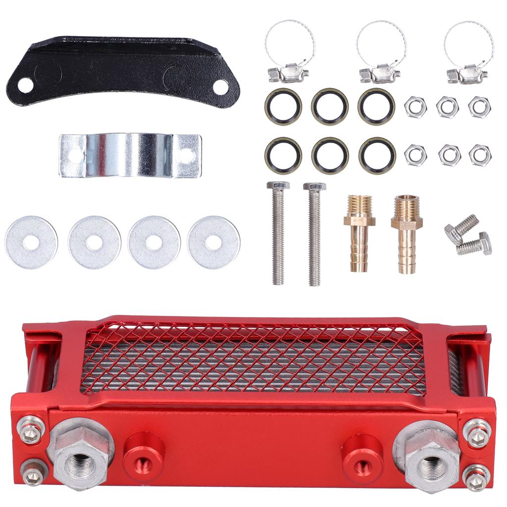 Engine Oil Cooler Kit Radiator Universal for 100CC‑250CC Motorcycle Dirt Bike ATV