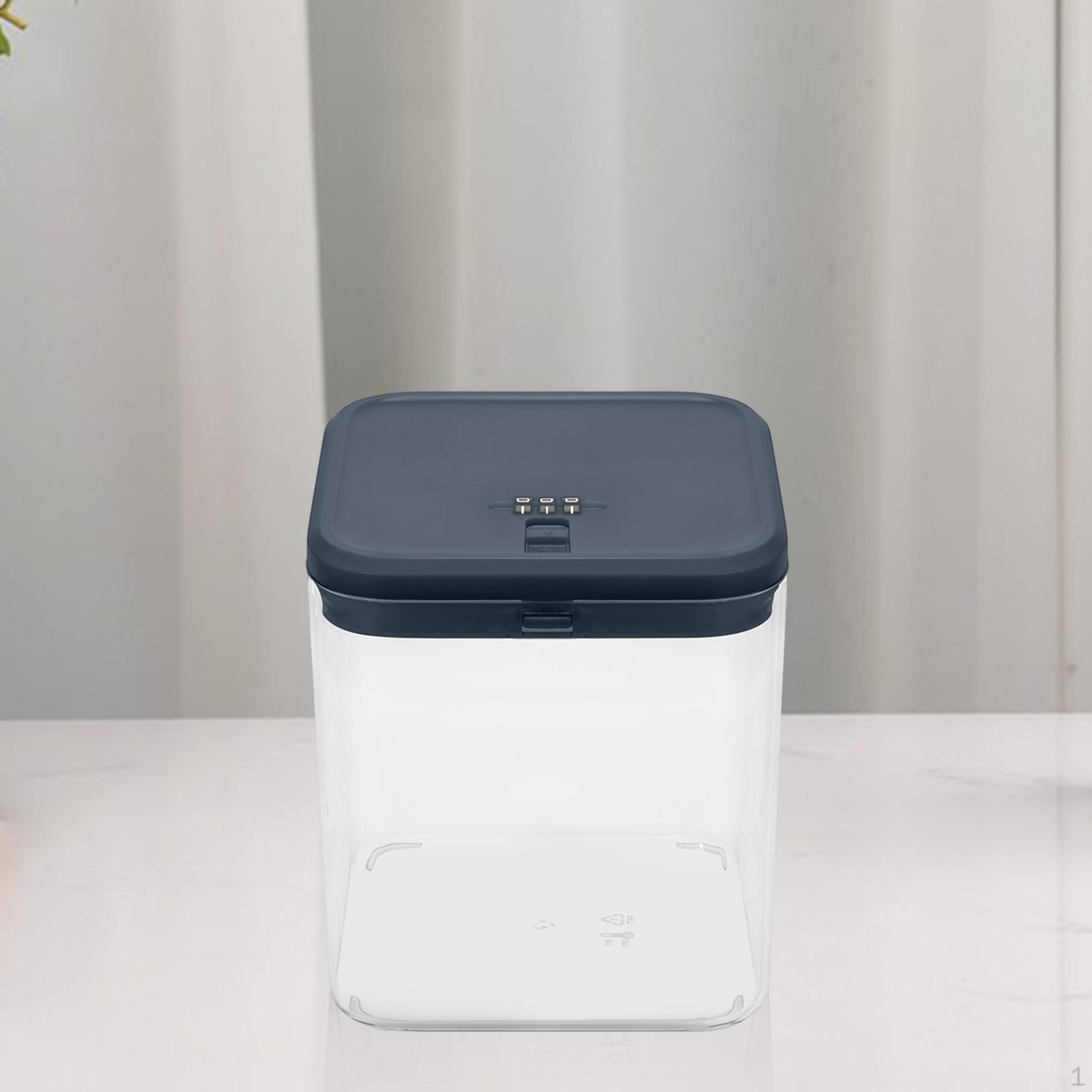 

Ящик, Запираемый ящик для хранения, Настольный шкафчик для телефона, Контейнер с Grey Blue