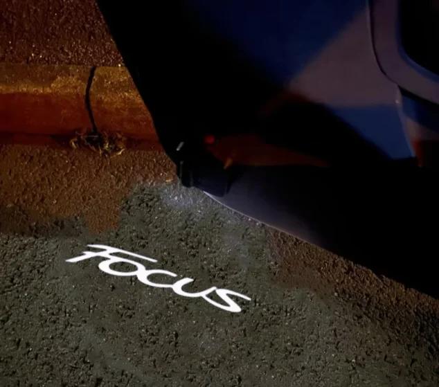 2pcs FOR Ford ST line LED Car Door Welcome Light Logo Projector ST line Logo For Ford Focus Sharp Explorer FIESTA 2PCS