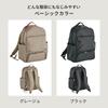 [Kojit] Convenient sorting and accessibility backpack with anti-theft pocket, 20L storage capacity, insulated for easy shopping, grayish beige