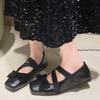 Fashion Designer Spring Women Mary Jane Shoes Fashion Square Toe Ladies Comfort Soft Sole Flats Women's Comfort Ballerinas Shoes