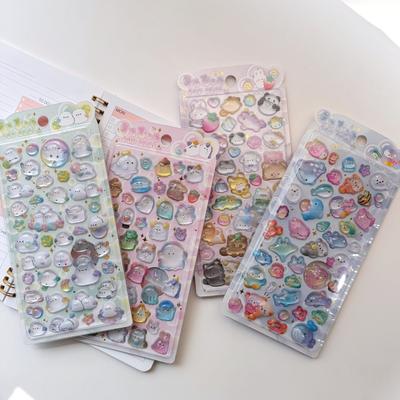 Shiny Crystal Decorative Stickers Featuring Cute Animal And Flower Designs Suitable For Phone Cases And Laptop Stickers