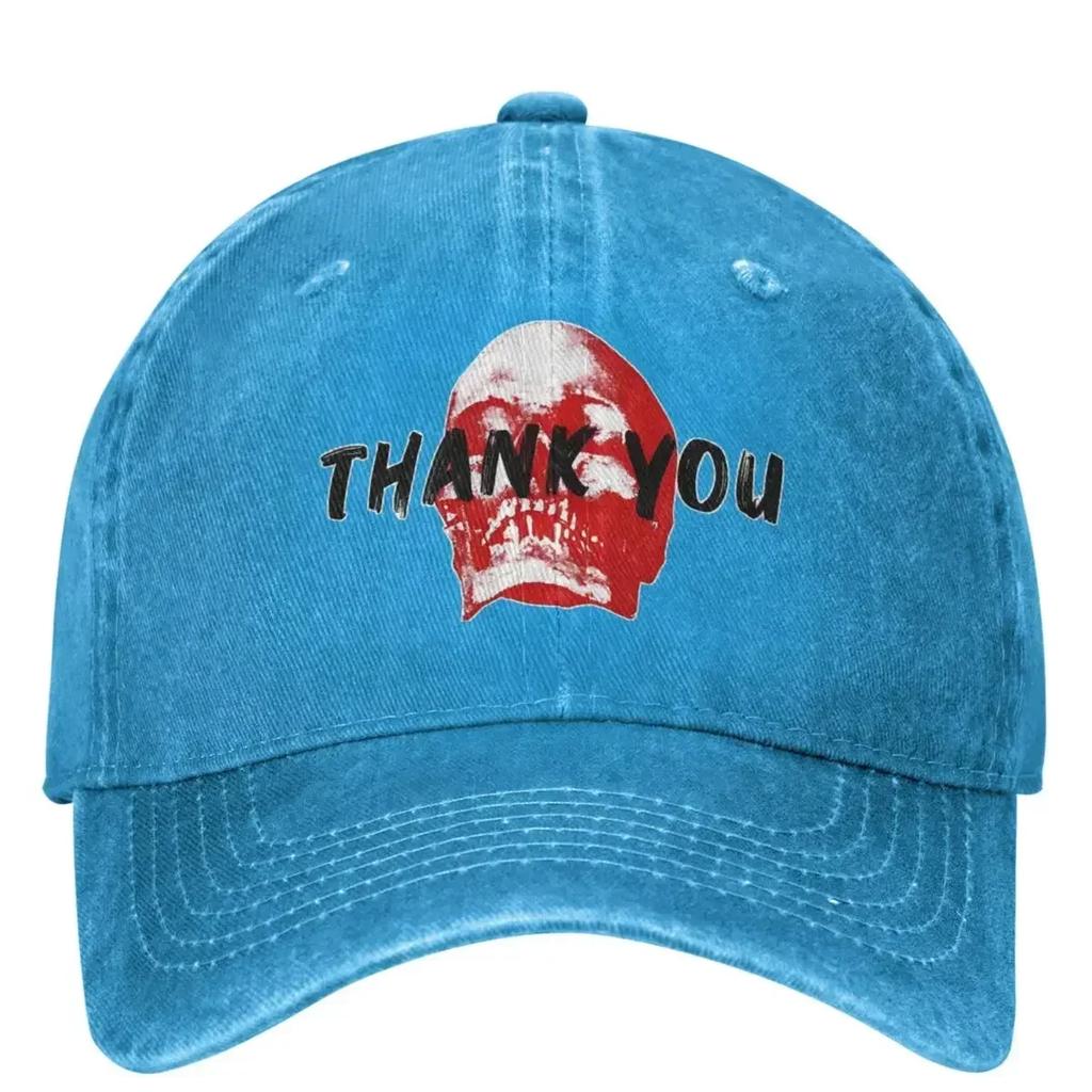 Depeche Mode Danke Totenkopf Rockband Baseballkappen Merch Für Unisex Retro Used Gewaschene Hüte Kappe Papa Hut Verstellbar