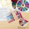 Farbtypanalyse Vorlagenkarten 2 Stück Sommer Set, Tragbare saisonale Palette Make-up Matching Guide Karte, Acryl Persönlich für Outfits & Saison