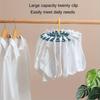 1pc Multi-functional Rotating Sock Rack 20-Clamp Hanging Design,for Balcony/Dorm/Laundry Room Space-Saving, Plastic Material, Drying Racks