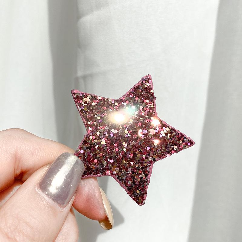 Su Xia Korean Style Glitter Star & Heart Hair Clips for Women & Children
