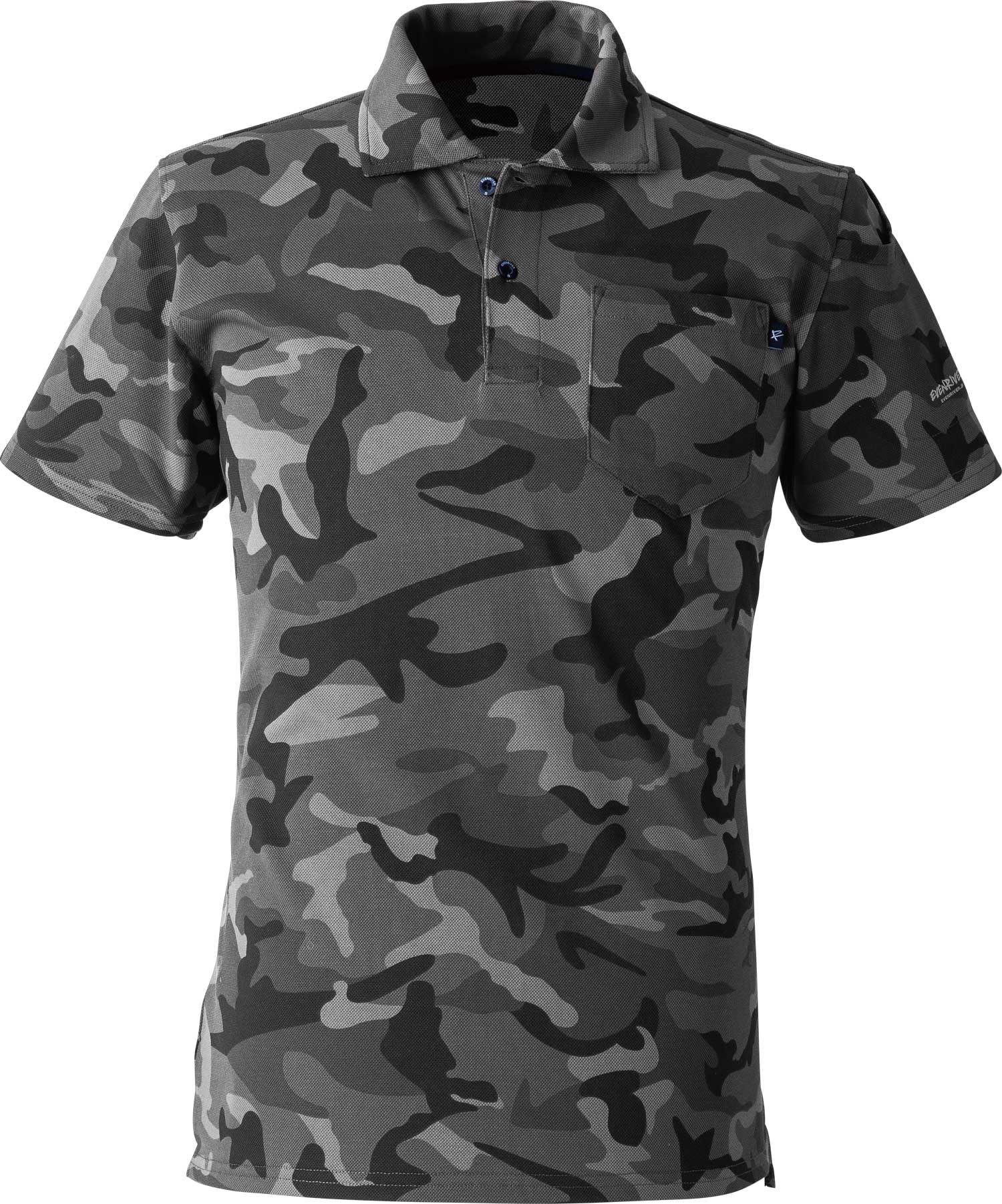 

ТЯЖЕЛОВЕСНАЯ ПОЛО-ФУТБОЛКА EVEN RIVER, Камуфляжно-серая, Весна/Лето, NRS416, Размер 45, M