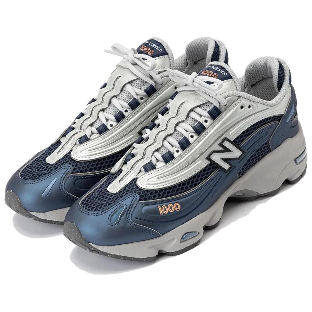 New New Balance 1000 Abrasion Resistant Low Top Running Shoes Men's Blue