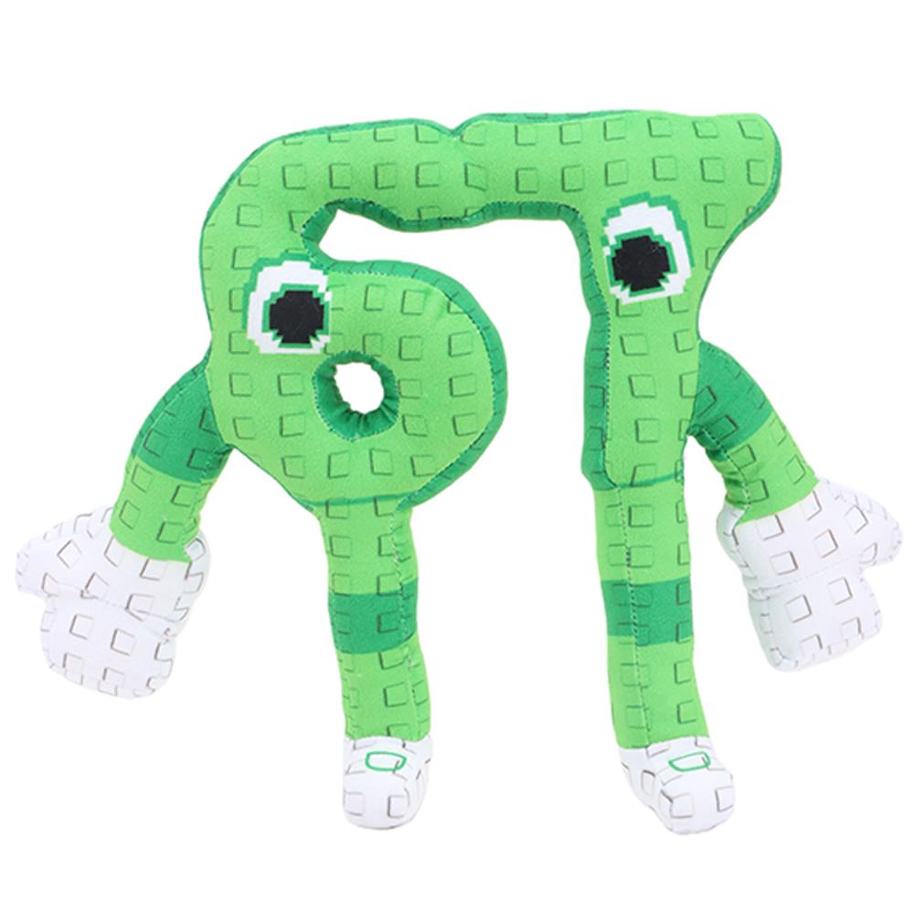 

24cm STEAL A BRAINROT Green No.67 Plush Toy Cute House Dolls Game Surrounding Green No.67 Toys Soft Toys for Kids Birthday Gifts 24cm