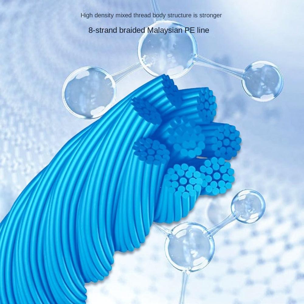 50PCS Improve Pull Fishing Pole Tip Rope PE Fly Fishing Loop Connectors  Main Line