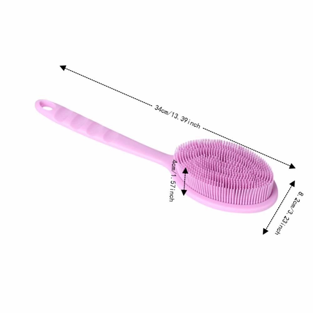 PP Silicone Body Scrubber Brush Multi-Functional Shower Cleaning Brush Bath Brush Kitchen Cleaning
