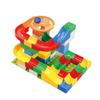 Large Particles Children Scene Building Block Fire Engineering Vehicle Slide Building Block Assembly Toys Boys And Girls Puzzle