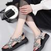 Beautiful platform sandals women's summer skirt new Chinese casual sandals