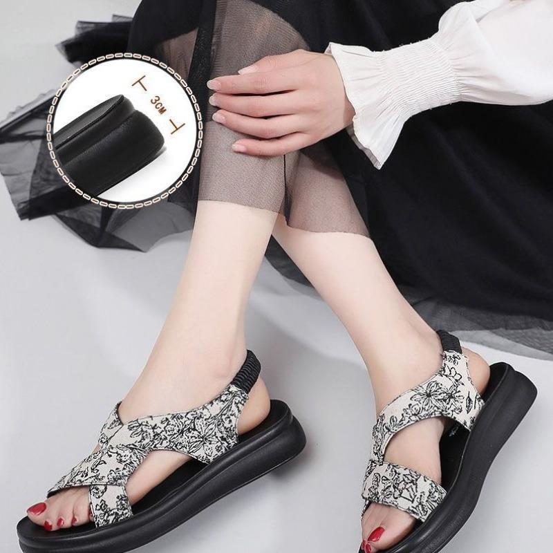 Beautiful platform sandals women's summer skirt new Chinese casual sandals