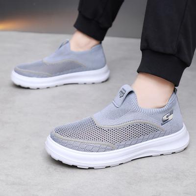Shoes Men's 2025 Summer New Men's Casual Soft-soled Wear-resistant Mesh Shoes Versatile One-pedal Breathable Men's Shoes