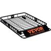 Dakdrager Laadmand, 117,5 x 91,5 x 11,4 cm Dakdrager Laadbak, Heavy-duty 90,7 kg Capaciteit Universele Dakdrager Mand, Bagagedrager voor SUV,